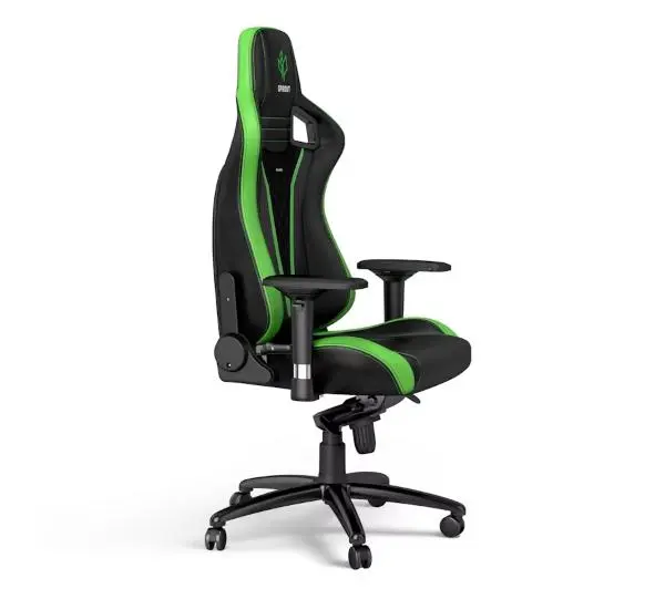 Noblechairs EPIC Sprout Edition Gamingowy do 120kg Skóra ECO Czarno-zielony - Kup na Raty - RRSO 0%