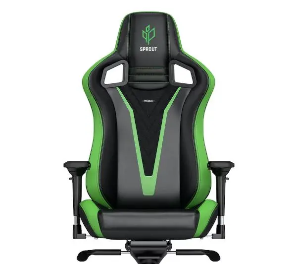Noblechairs EPIC Sprout Edition Gamingowy do 120kg Skóra ECO Czarno-zielony - Kup na Raty - RRSO 0%