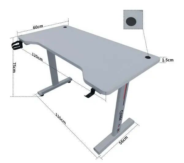Cobra CR4575WH 120cm Biały