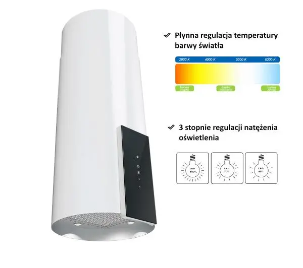 VDB MAH ISLA GLASS H2H Biały - TRZECI -55%, ALBO 5-TY ZA 1ZŁ - Kup na Raty - RRSO 0%