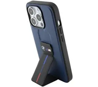 BMW Grip Stand Bicolor BMHCP15LGSPBIV do iPhone 15 Pro Granatowy