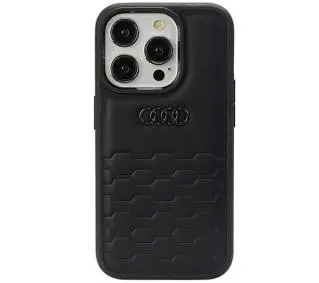 AUDI GT Synthetic Leather AU-TPUPCIP15P-GT/D2-BK do iPhone 15 Pro Czarny