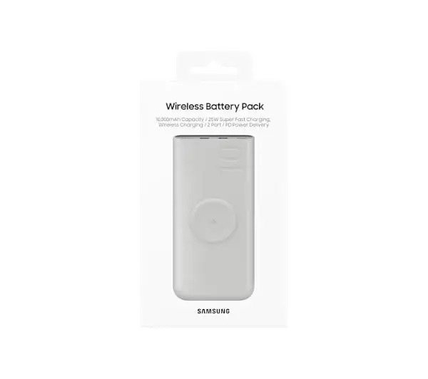 Samsung Bezprzewodowy EB-U2510 10000mAh 25W Beżowy - ⚡ BESTSELLERY ⚡