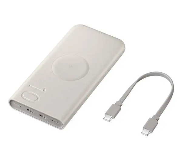 Samsung Bezprzewodowy EB-U2510 10000mAh 25W Beżowy - ⚡ BESTSELLERY ⚡