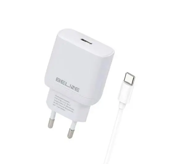 Ładowarka Beline Ładowarka sieciowa 30W GaN USB-C + kabel USB-C, biały