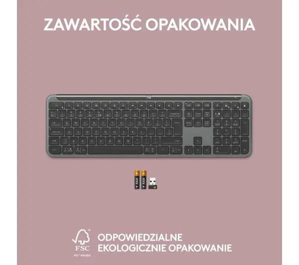 Logitech Signature Slim K950 Grafitowy