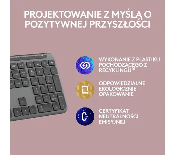 Logitech Signature Slim K950 Grafitowy