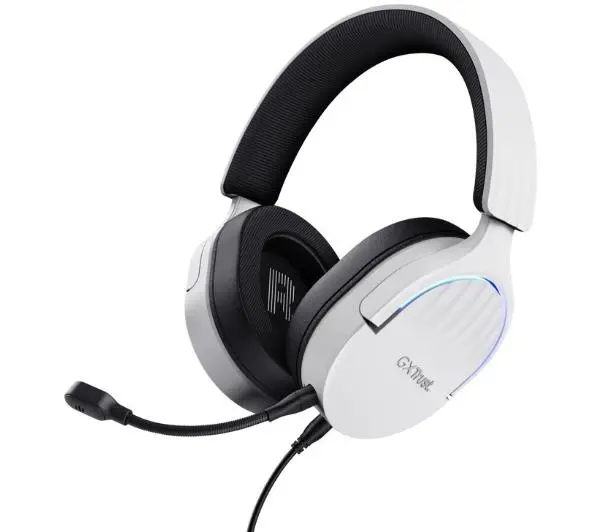 Trust GXT 490W Fayzo Nauszne Biały