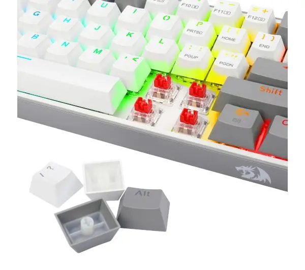 Redragon K616-RGB Fizz Pro Biało-szary - Kup na Raty - RRSO 0%