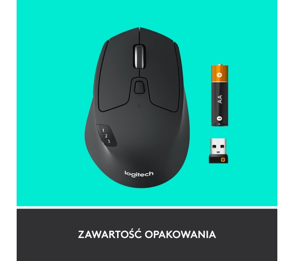 Logitech M720 Triathlon Czarny