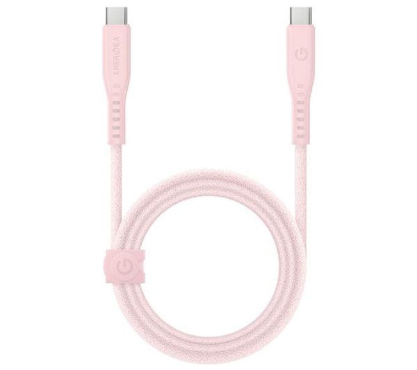 Zdjęcia - Kabel Energea Flow USB-C - USB-C 1,5m 240W 5A PD Fast Charge Różowy 