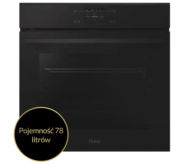 Haier ID Series 4 H6 ID48C5YTB Funkcje AI Termoobieg AirFry Termosonda Zdalne sterowanie Czarny - TRZECI -55%, ALBO 5-TY ZA 1ZŁ - Kup na Raty - RRSO 0%