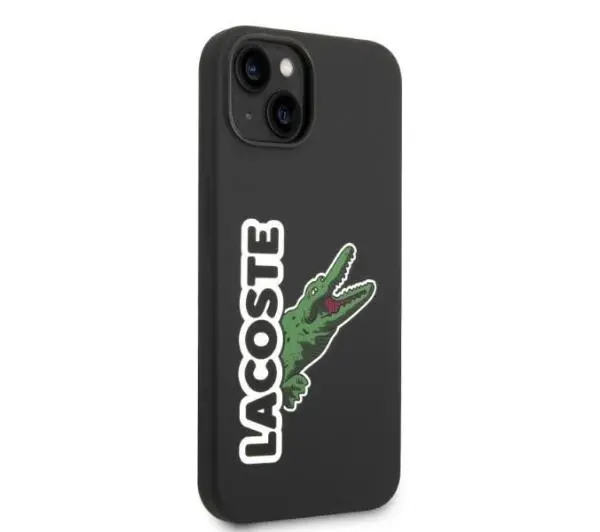 Lacoste LCHCP14MSHK Hardcase Silicone Head Crocodile do iPhone 14 Plus Czarny