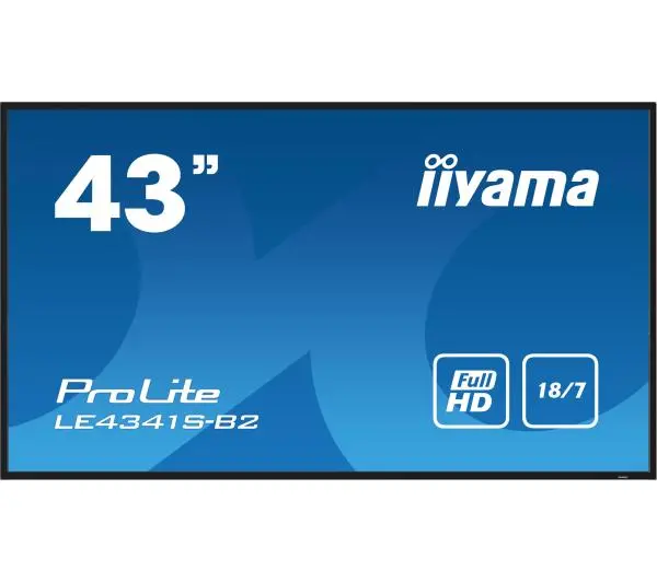 iiyama ProLite LE4341S-B2 Digital Signage 43" Full HD IPS 60Hz 8ms  Profesjonalny Wielkoformatowy