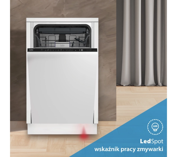 Beko bPro700 BDIN38571C 59,8cm Automatyczne otwieranie drzwi Szuflada na sztućce - TRZECI -55%, ALBO 5-TY ZA 1ZŁ - Kup na Raty - RRSO 0%