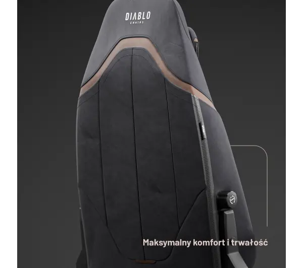 Diablo Chairs X-Eye 2.0 Normal Gamingowy do 140kg Tkanina Czarny - Kup na Raty - RRSO 0%