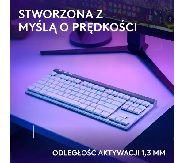 Logitech G515 LIGHTSPEED TKL Biały - Kup na Raty - RRSO 0%