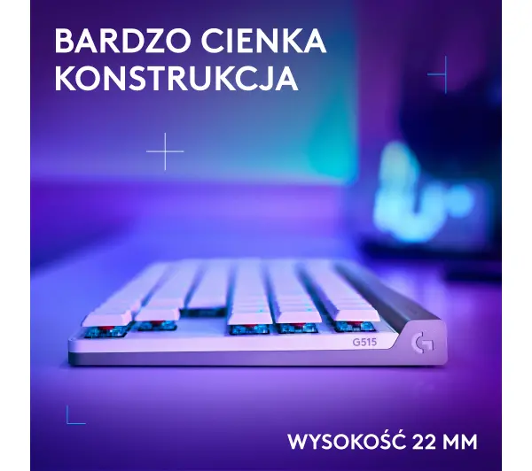 Logitech G515 LIGHTSPEED TKL Biały - Kup na Raty - RRSO 0%