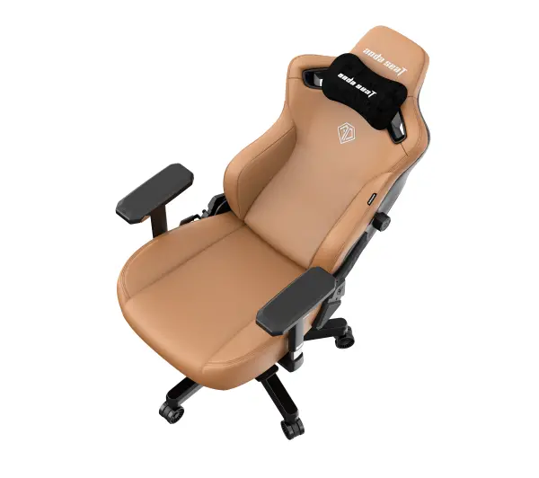 Anda Seat Kaiser 3 L Gamingowy do 150kg Skóra ECO Brązowy - Kup na Raty - RRSO 0%