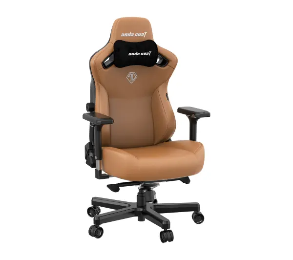 Anda Seat Kaiser 3 L Gamingowy do 150kg Skóra ECO Brązowy - Kup na Raty - RRSO 0%