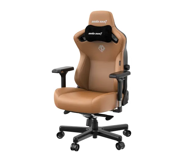 Anda Seat Kaiser 3 L Gamingowy do 150kg Skóra ECO Brązowy - Kup na Raty - RRSO 0%