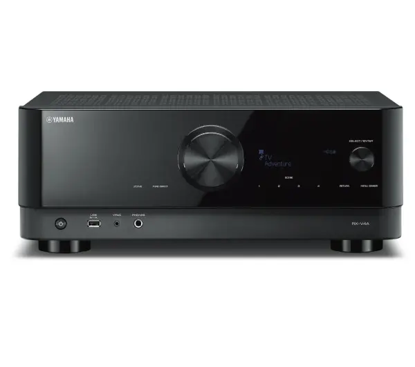 Yamaha MusicCast RX-V4A Czarny, Indiana Line Tesi 5.0 561/761/241 Ciemny dąb - Kup na Raty - RRSO 0%
