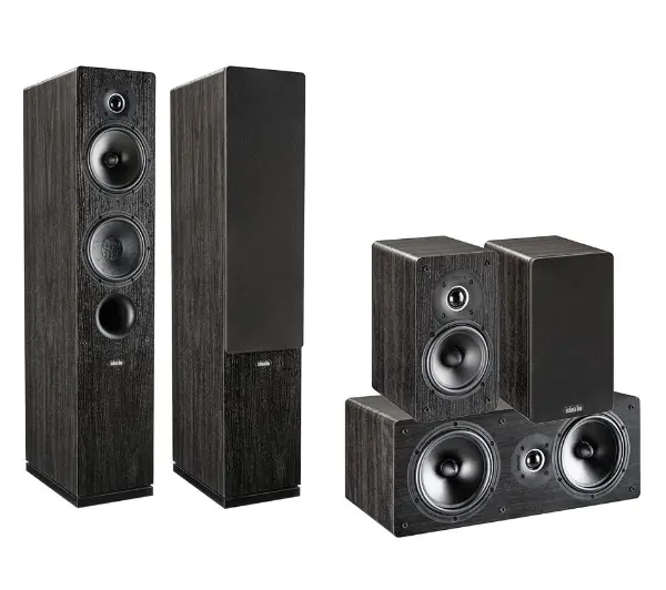 Yamaha MusicCast RX-V4A Czarny, Indiana Line Tesi 5.0 561/761/241 Ciemny dąb - Kup na Raty - RRSO 0%