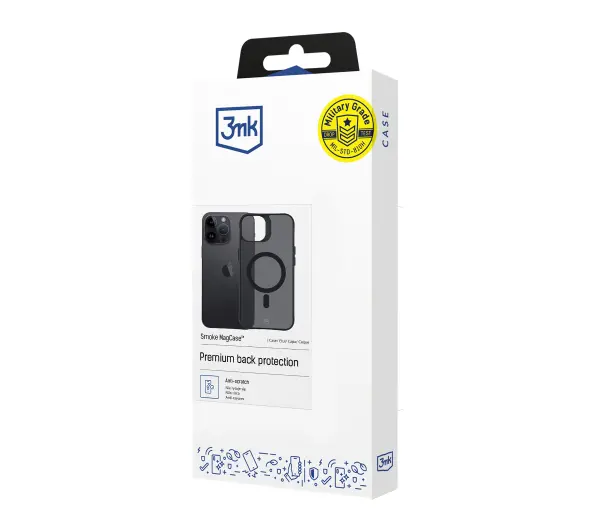 3mk Smoke MagCase do iPhone 14 Pro Czarny