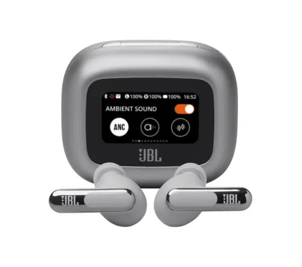 JBL Live Beam 3 Dokanałowe Bluetooth 5.3 Srebrny