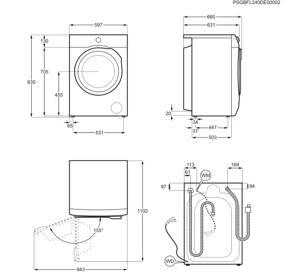 Electrolux 900 PureWash EW9F5417WCP Funkcje AI 10kg 1400obr/min Zdalne sterowanie - TRZECI -55%, ALBO 5-TY ZA 1ZŁ - Kup na Raty - RRSO 0%