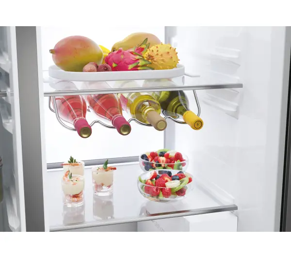 Haier Seria 7 SBS HSW79F18CIMM Funkcje AI Pełny No Frost 177,5cm Dystrybutor wody Zdalne sterowanie Platinum Inox - Kup na Raty - RRSO 0%