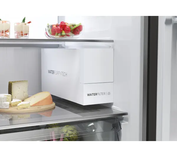 Haier Seria 7 SBS HSW79F18CIMM Funkcje AI Pełny No Frost 177,5cm Dystrybutor wody Zdalne sterowanie Platinum Inox - Kup na Raty - RRSO 0%