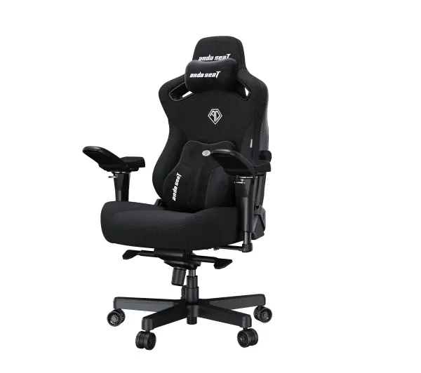 Anda Seat Kaiser 3 Pro XL Gamingowy do 200kg Tkanina Czarny - Kup na Raty - RRSO 0%