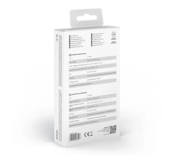 Savio LA-09 20W PD 3.0 Biały