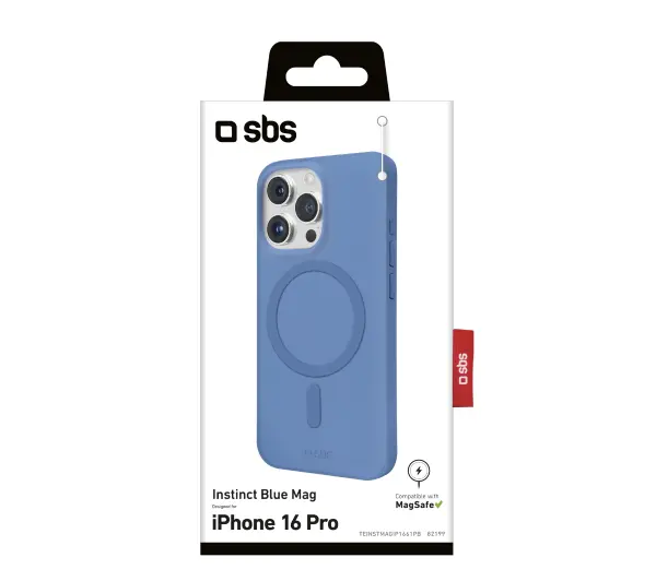 SBS Instinct MagSafe do iPhone 16 Pro Niebieski