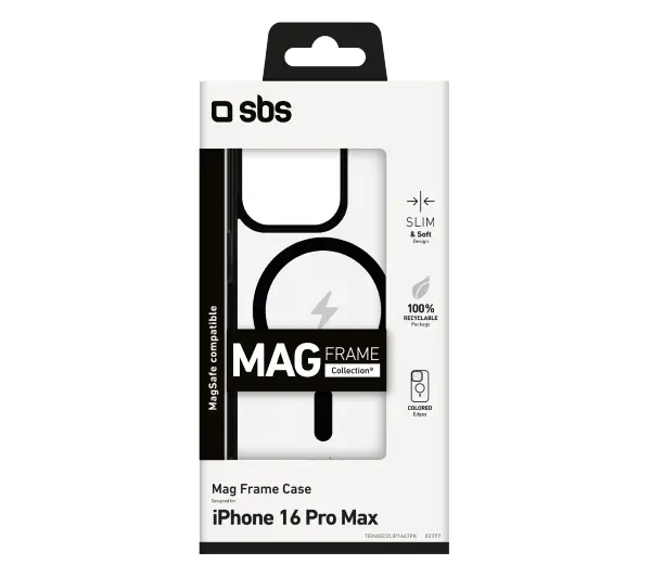 SBS Mag Frame TEMAGCOLIP1667PK do iPhone 16 Pro Max Czarny
