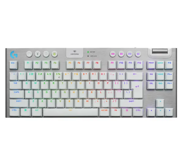 Logitech G915 X Lightspeed TKL GL Tactile Biały