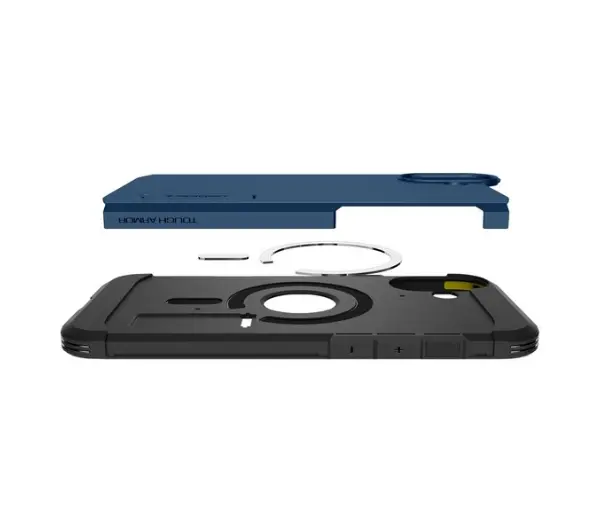 Spigen Tough Armor MagSafe do iPhone 16 Granatowy