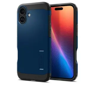 Spigen Tough Armor MagSafe do iPhone 16 Granatowy