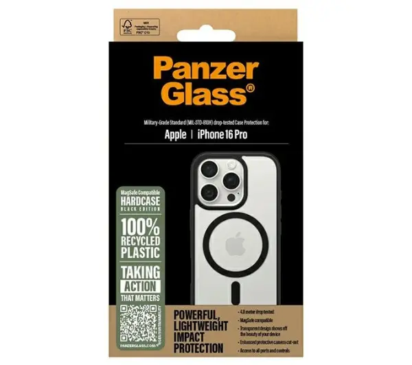 PanzerGlass HardCase MagSafe do iPhone 16 Pro Czarny