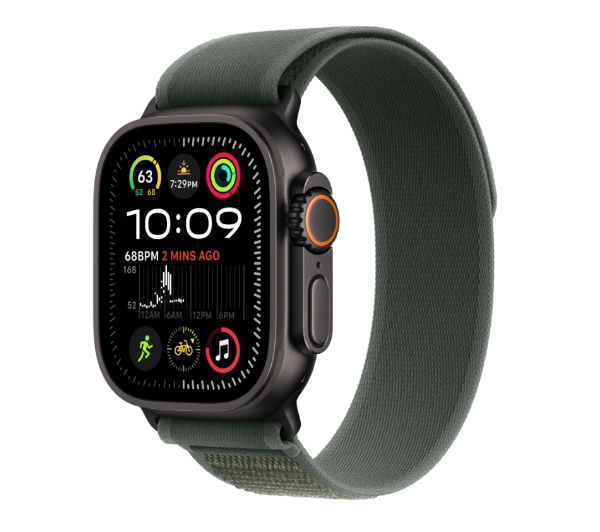 Apple Trail zielony do koperty 49mm M/L elementy z tytanu w kolorze naturalnym - Kup na Raty - RRSO 0%