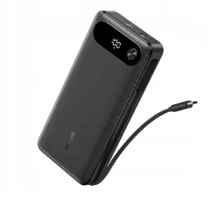 Anker A1383H11 20000mAh 87W z wbudowanym kablem USB-C Czarny
