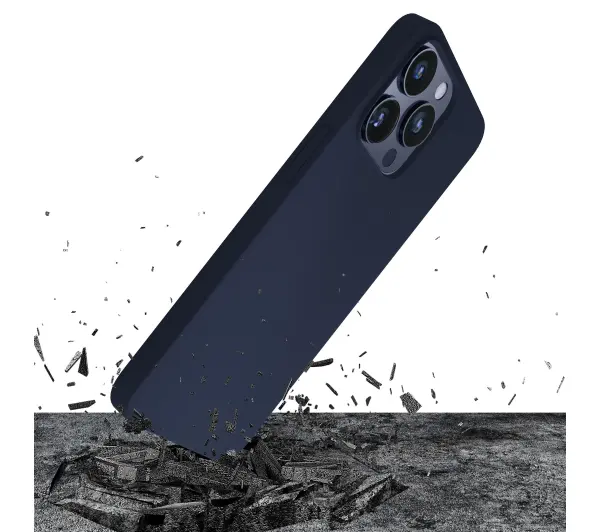 3mk Silicone Case do iPhone 16 Pro Granatowy