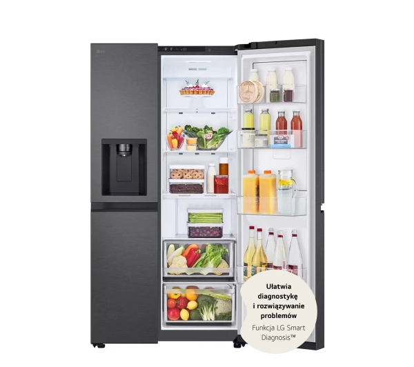 LG SBS GSJC40EPPE Pełny No Frost 179cm Dystrybutor wody Ciemny grafit mat - TRZECI -55%, ALBO 5-TY ZA 1ZŁ - Kup na Raty - RRSO 0%