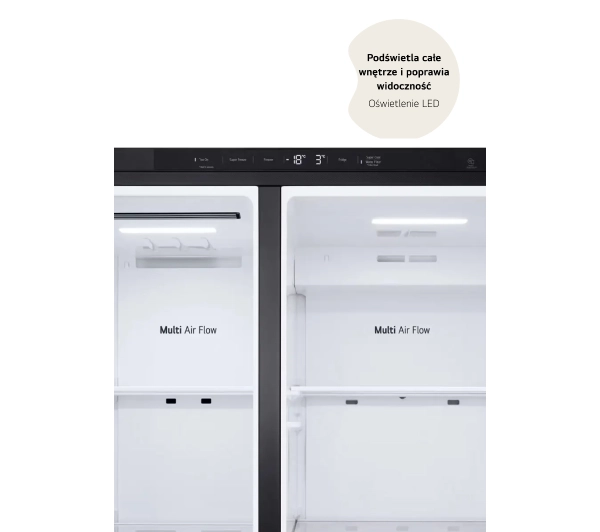 LG SBS GSJC40EPPE Pełny No Frost 179cm Dystrybutor wody Ciemny grafit mat - TRZECI -55%, ALBO 5-TY ZA 1ZŁ - Kup na Raty - RRSO 0%
