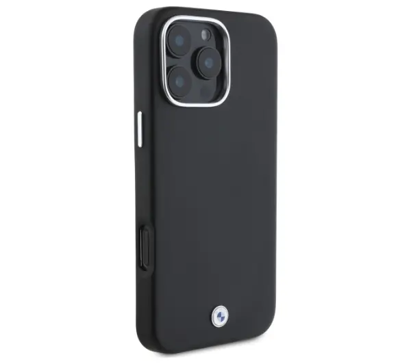 BMW Sign Full Wrapped Metal MagSafe do iPhone 16 Pro Max Czarny