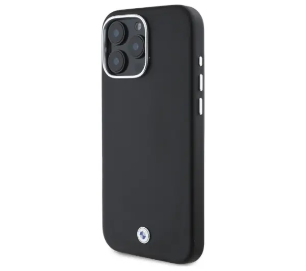 BMW Sign Full Wrapped Metal MagSafe do iPhone 16 Pro Max Czarny