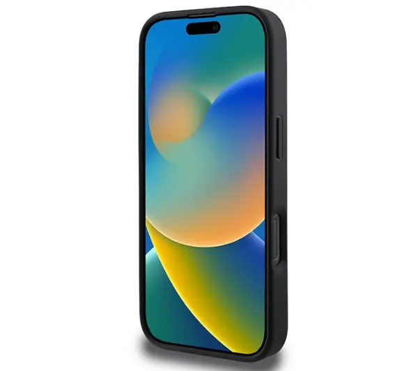 Lacoste Grip Stand Mono do iPhone 16 Pro Czarny