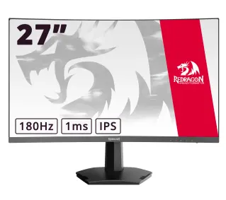 Redragon AMBER II  GM27H10C 27" Full HD VA 180Hz 1ms MPRT Zakrzywiony Gamingowy - Kup na Raty - RRSO 0%
