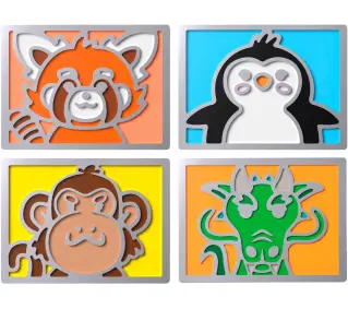 HyperX Cute Magnetic Gaming Badges